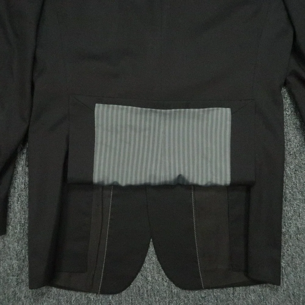 Banana Republic‎ Blazer Mens Black 42L Marzotto Wool Sport Coat Jacket